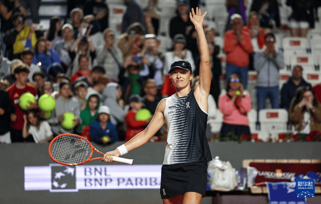 WTA1000罗马站：斯维亚特克胜大坂直美