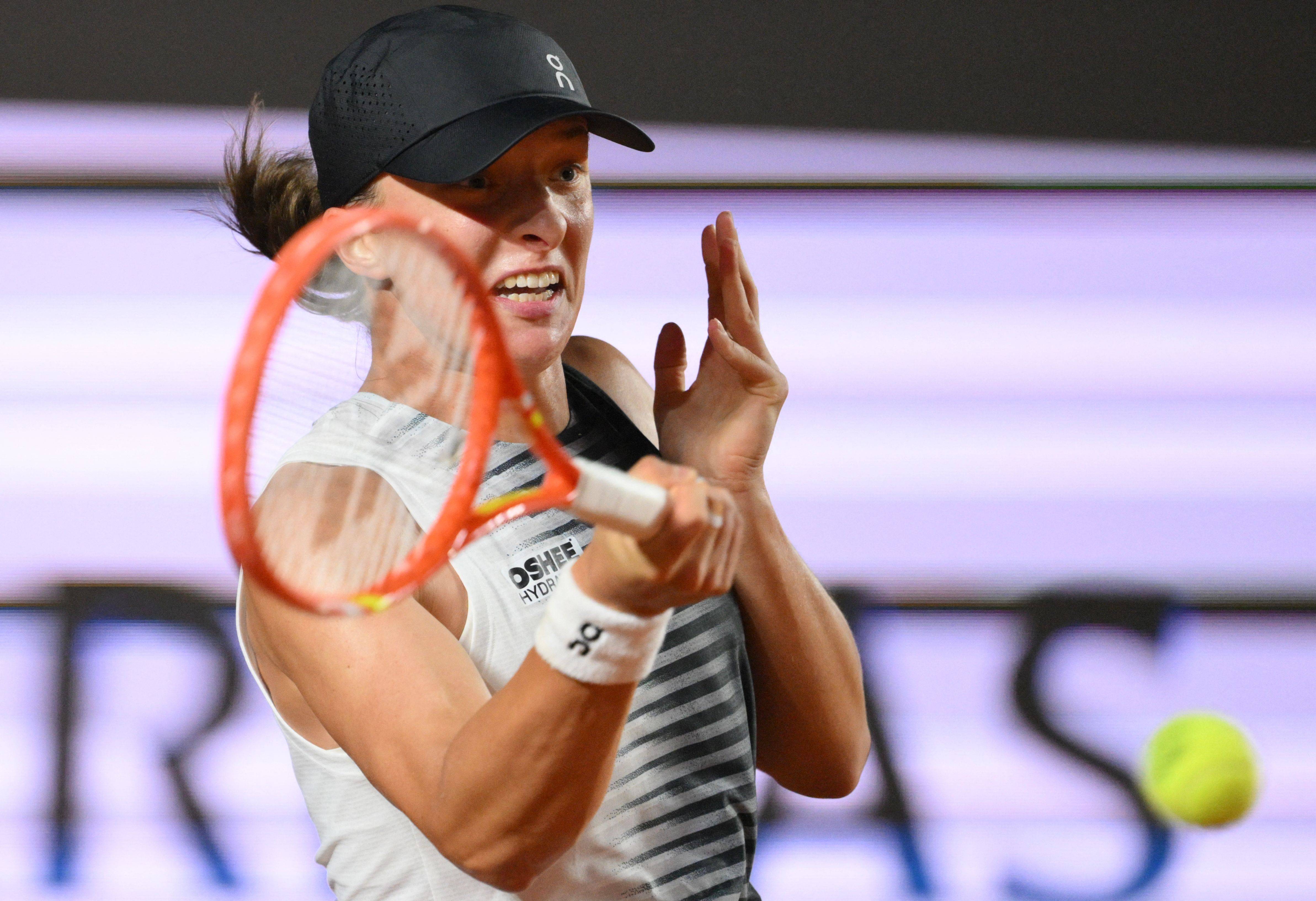 （外代二线）网球——WTA1000罗马站：斯维亚特克胜大坂直美